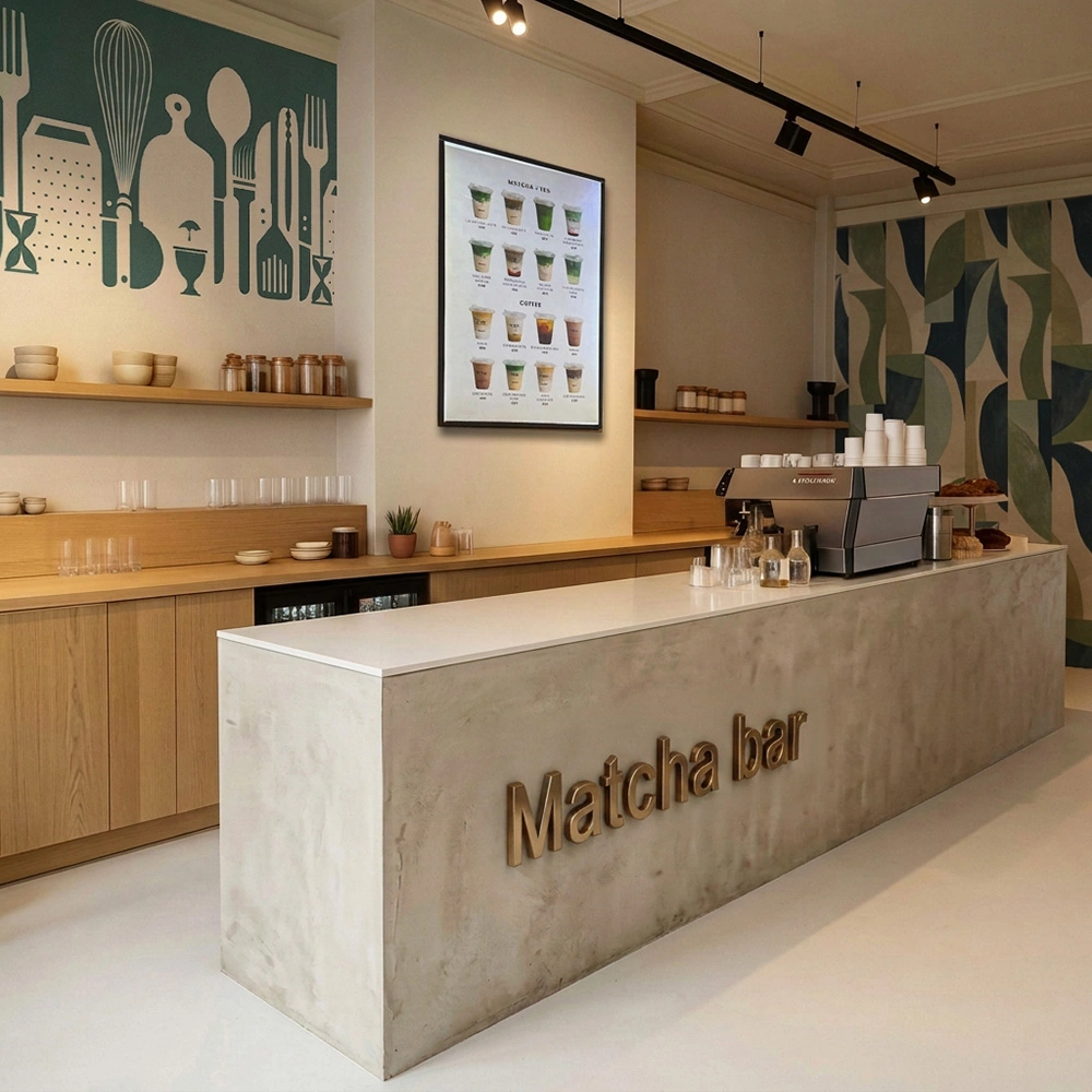 Novotech Grafiche - Decorazione pareti e branding personalizzato per bar