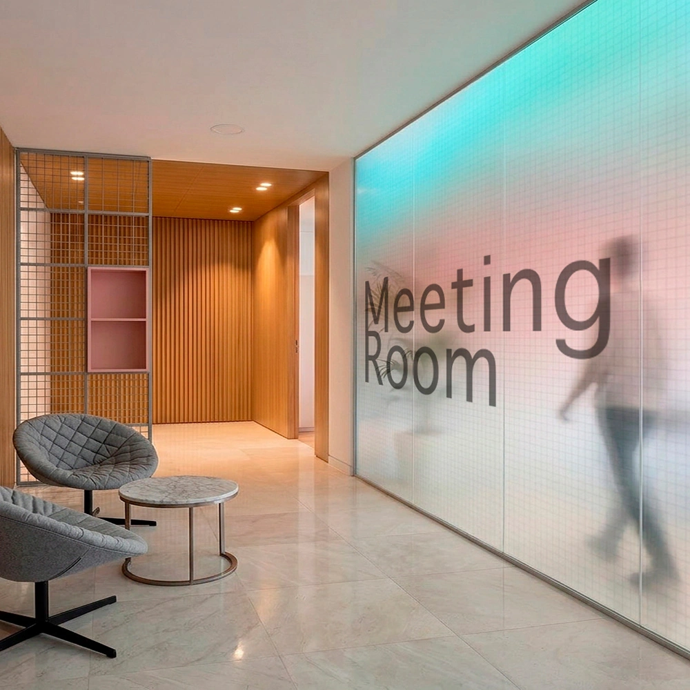 Novotech Grafiche - Pellicola decorativa per parete vetrata di sala riunioni